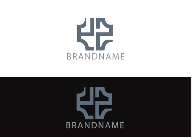 Plantilla de diseño de logotipo yz de letra inicial de monograma moderno