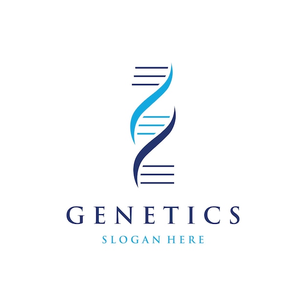 Plantilla de diseño de logotipos elementos de adn biotecnología adn personas bio adn espirales de adn los logotipos pueden ser para la ciencia, la farmacia y la medicina