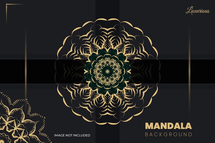 plantilla de diseño de mandala de lujo corporativo