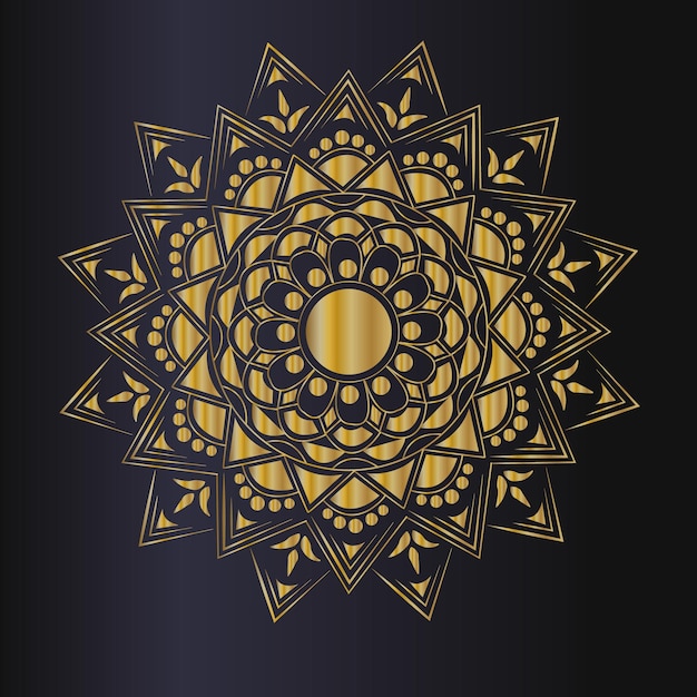 Plantilla de diseño de Mandala de lujo