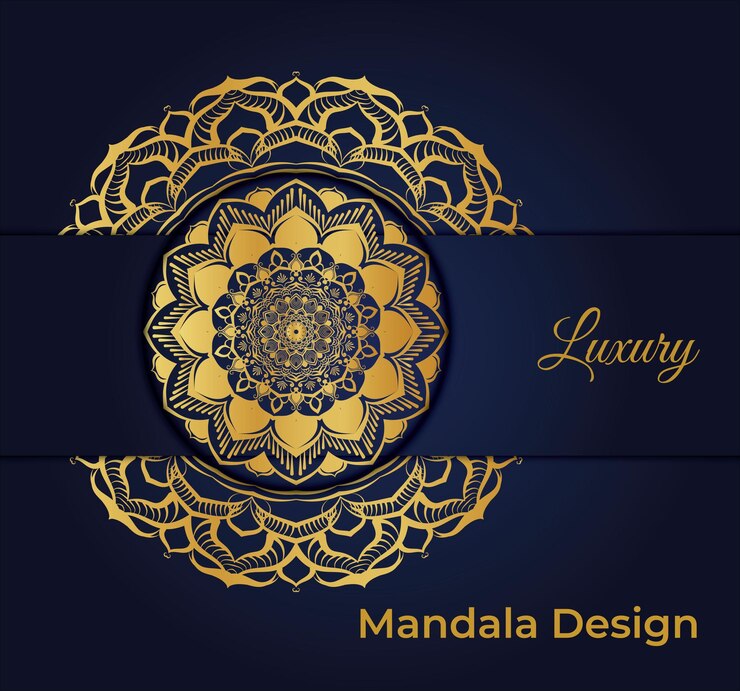 plantilla de diseño de mandala vectorial profesional