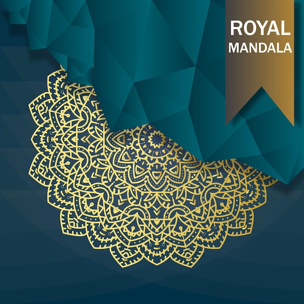 plantilla de diseño de mandala