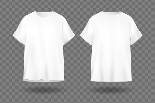 plantilla de diseño de maqueta delantera y trasera de la camiseta