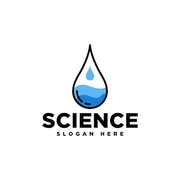 plantilla de diseño de la marca del logotipo de la ciencia