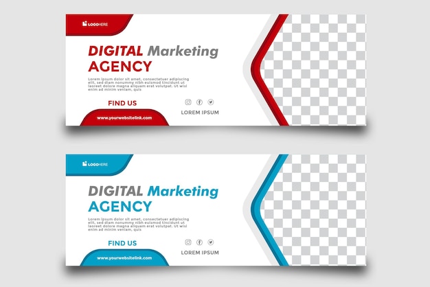 Plantilla de diseño de marketing empresarial profesional