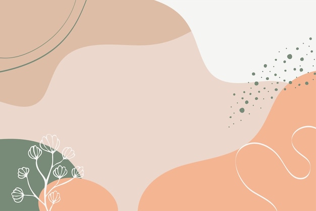 Plantilla de diseño moderno de fondo abstracto en cubierta elegante de estilo minimalista para presentación de belleza