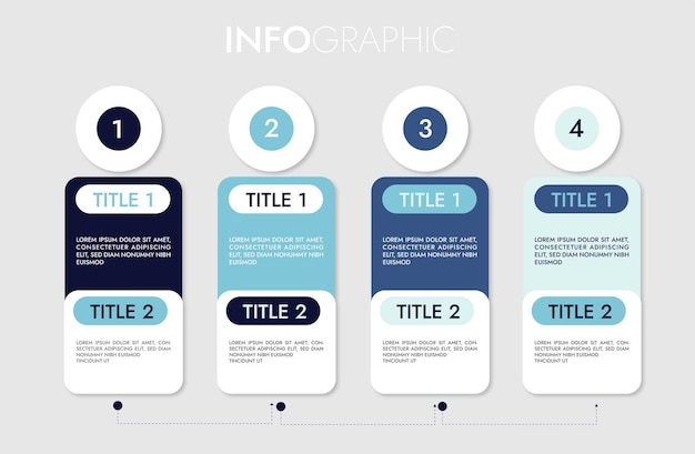 plantilla de diseño moderno para infografías