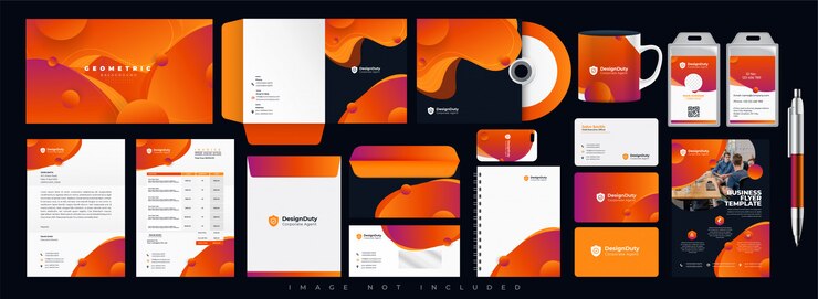 Vector plantilla de diseño de papelería de identidad corporativa de negocio abstracto
