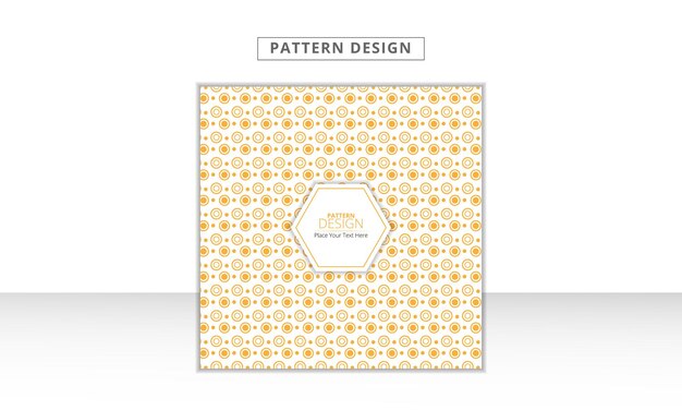 plantilla de diseño de patrón geométrico de lujo