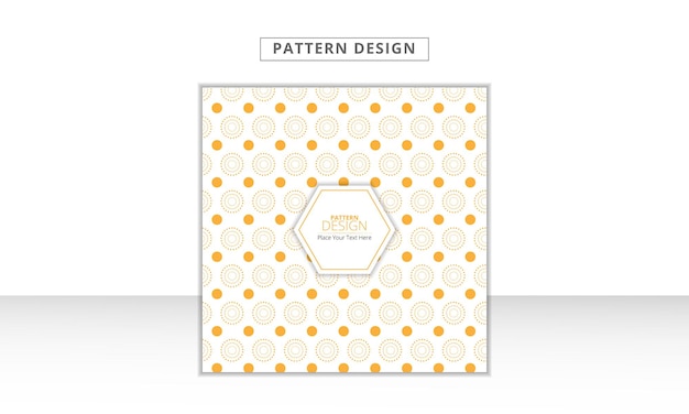 plantilla de diseño de patrón geométrico de lujo