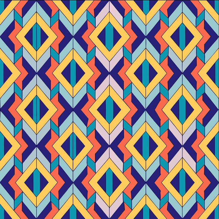 plantilla de diseño de patrones de colores