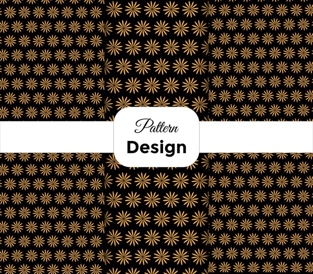plantilla de diseño de patrones florales vectoriales modernos