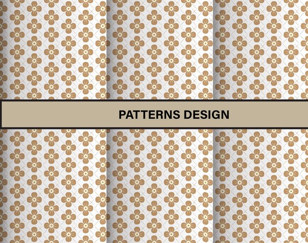 Plantilla de diseño de patrones de ornamento