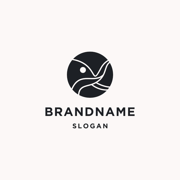 Vector plantilla de diseño plano de cabeza elefante logo icono