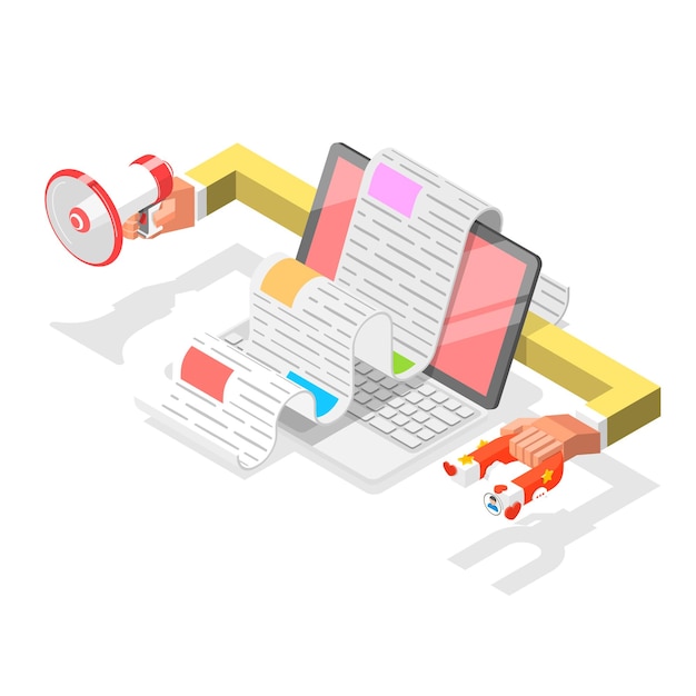 plantilla de diseño plano vectorial de sitios web comerciales