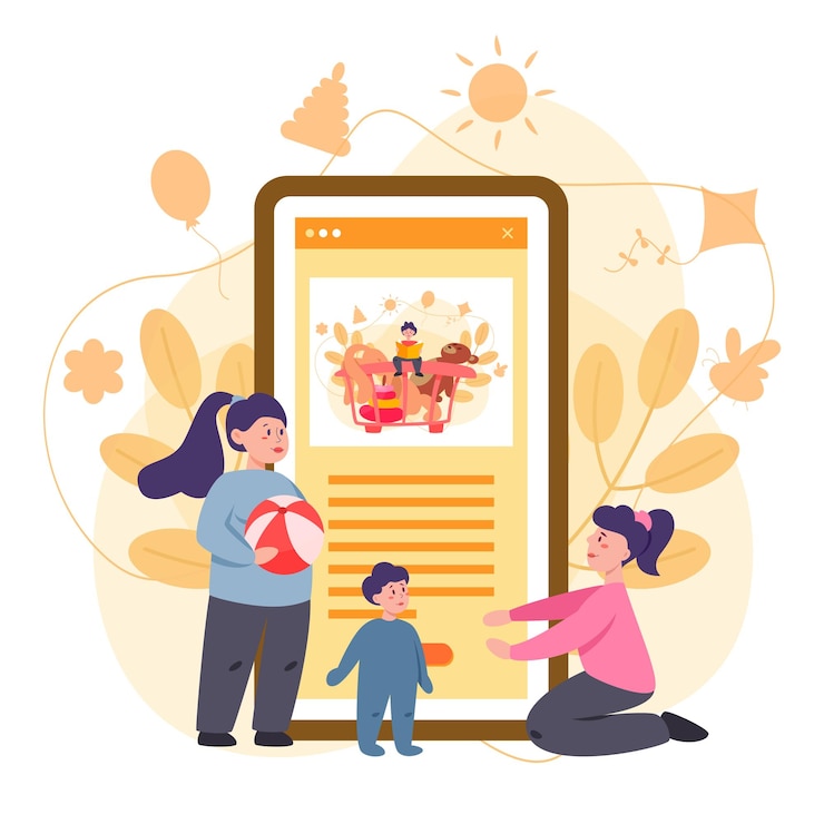 Vector plantilla de diseño plano vectorial de sitios web de educación