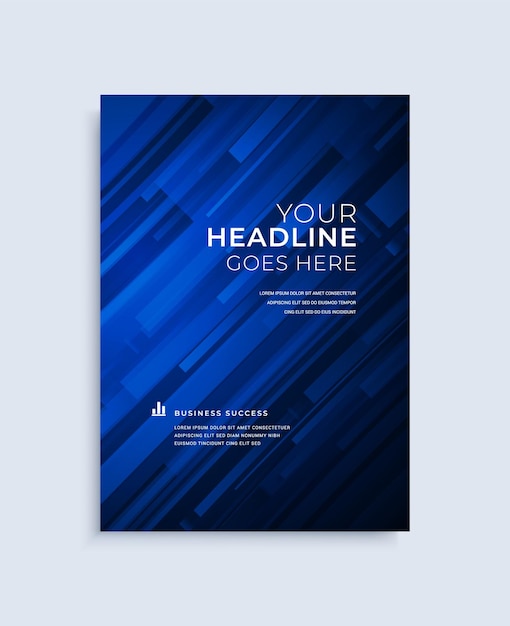 Plantilla de diseño de portada abstracta moderna