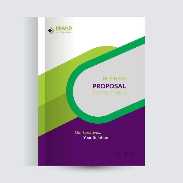 plantilla de diseño de portada del catálogo de propuestas empresariales