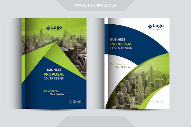 plantilla de diseño de portada del catálogo de propuestas empresariales