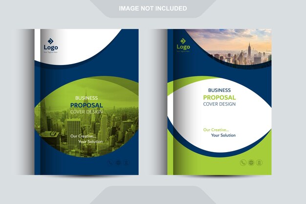 plantilla de diseño de portada del catálogo de propuestas empresariales