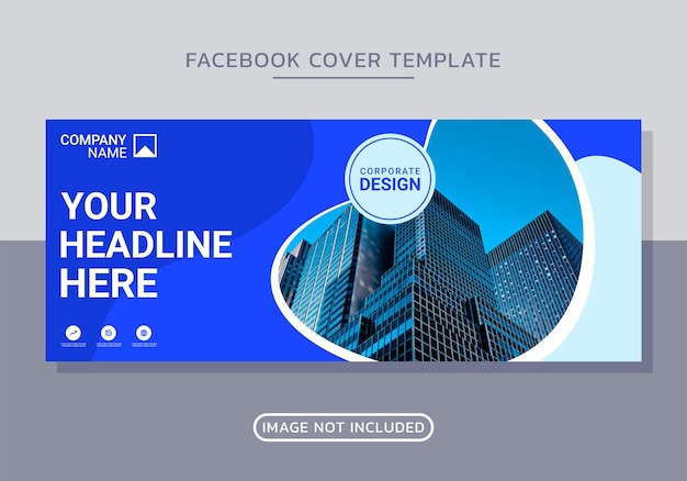 Vector plantilla de diseño de portada de facebook empresarial