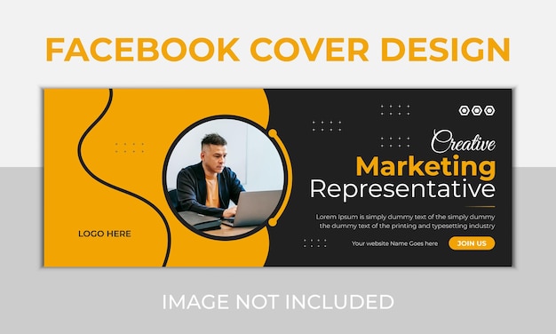 plantilla de diseño de portada de Facebook para empresas