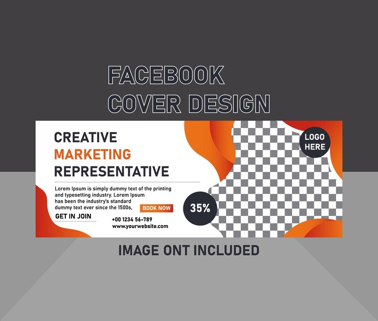 Plantilla de diseño de portada de Facebook