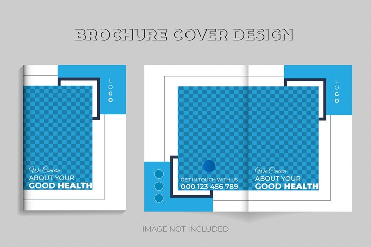 Vector plantilla de diseño de portada de folleto plegable a4 de health care medical para vector de promoción comercial