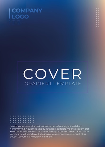 Plantilla de diseño de portada de fondo de color agua para el folleto del informe anual de la revista póster