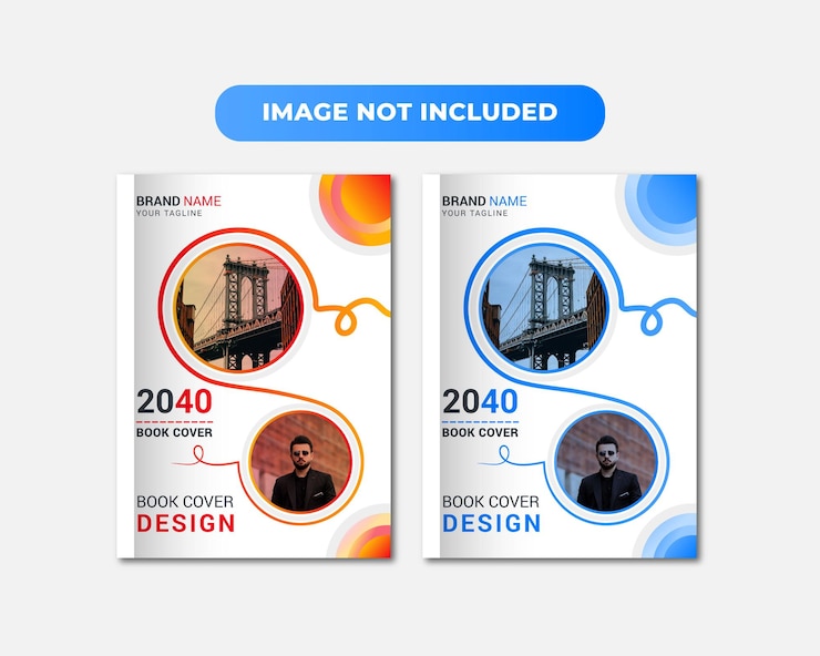 Vector plantilla de diseño de portada de libro corporativo profesional moderno