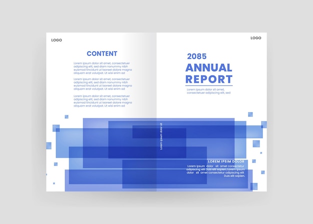 Plantilla de diseño de portada de libro y folleto