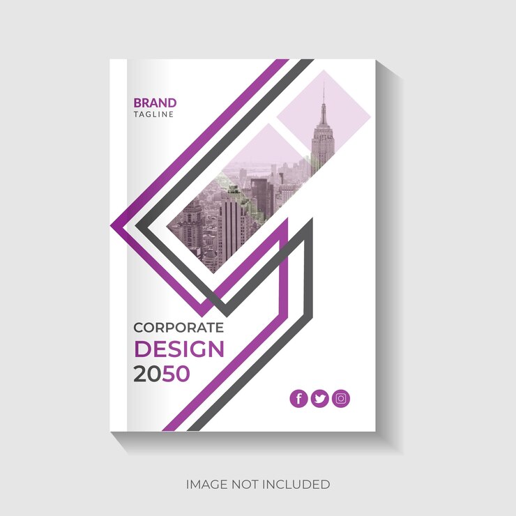 plantilla de diseño de portada de libro polivalente