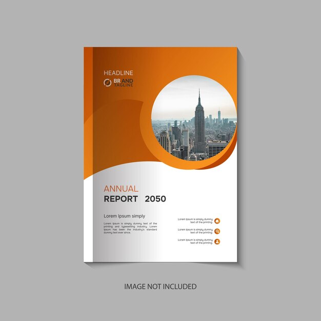 plantilla de diseño de portada de libro