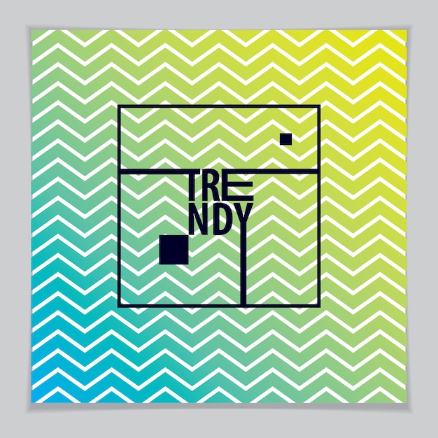 Plantilla para diseño de portadas, carteles, pósteres, volantes y pancartas. Fonte de línea vectorial geométrica genial para su diseño. Diseño de folleto minimalista.