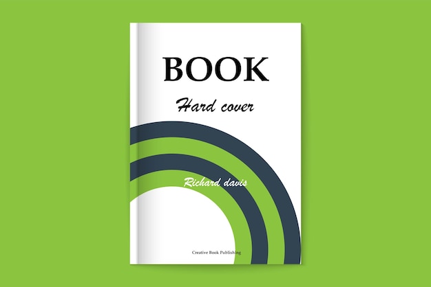 plantilla de diseño de portadas de libros vectoriales creativas y modernas