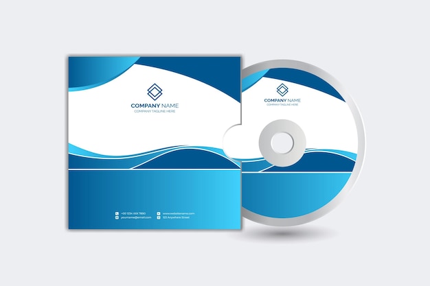 plantilla de diseño de presentación de portada de CD profesional