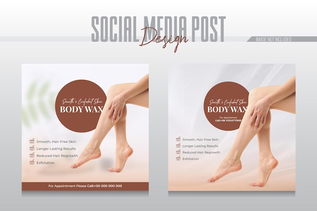 plantilla de diseño de publicaciones de redes sociales