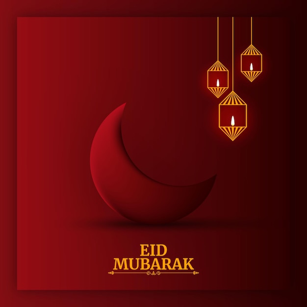 plantilla de diseño de redes sociales eid