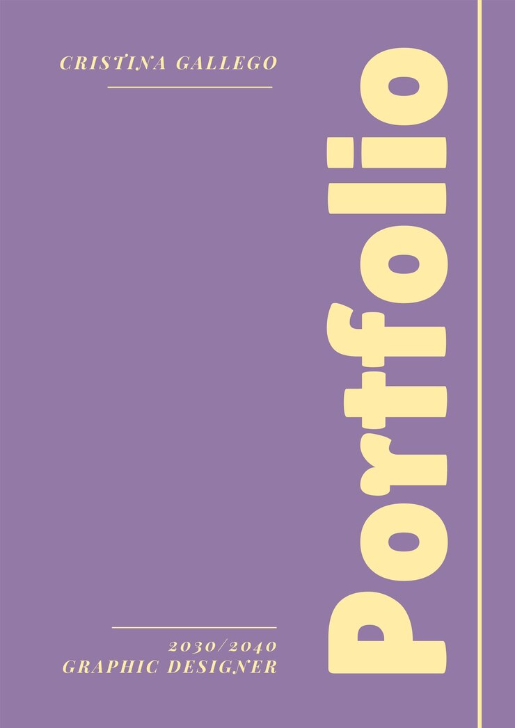 Vector plantilla de diseño sencillo minimalista para la portada de la carpeta