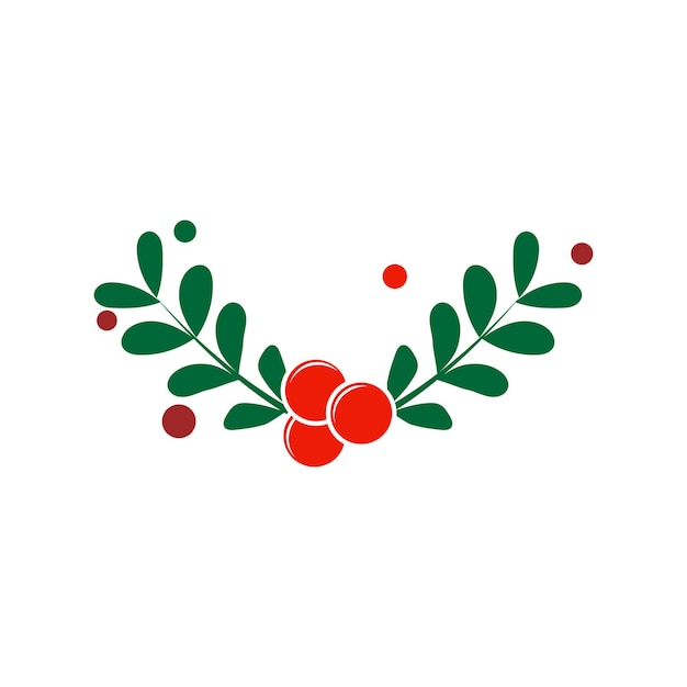 plantilla y diseño de símbolos vectoriales del logotipo navideño