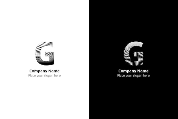 Plantilla de diseño simple de logotipo G Latter