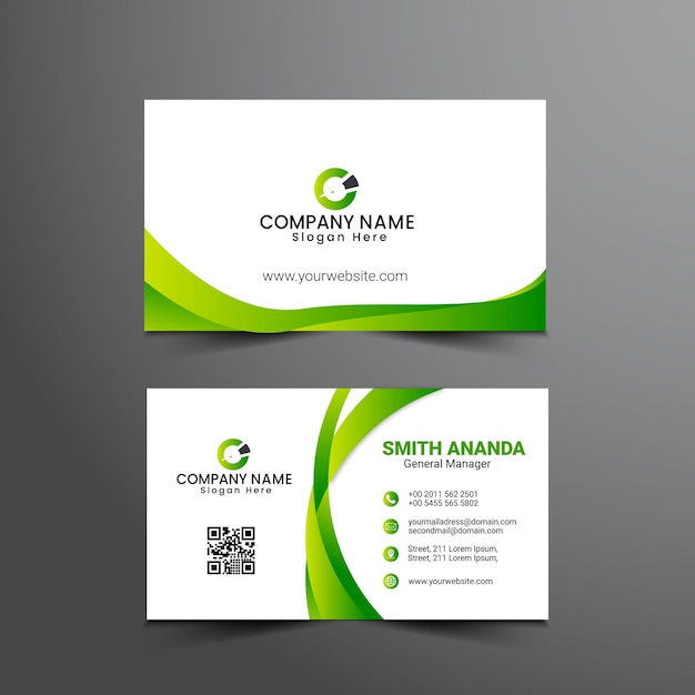 Plantilla de diseño de tarjeta de presentación corporativa