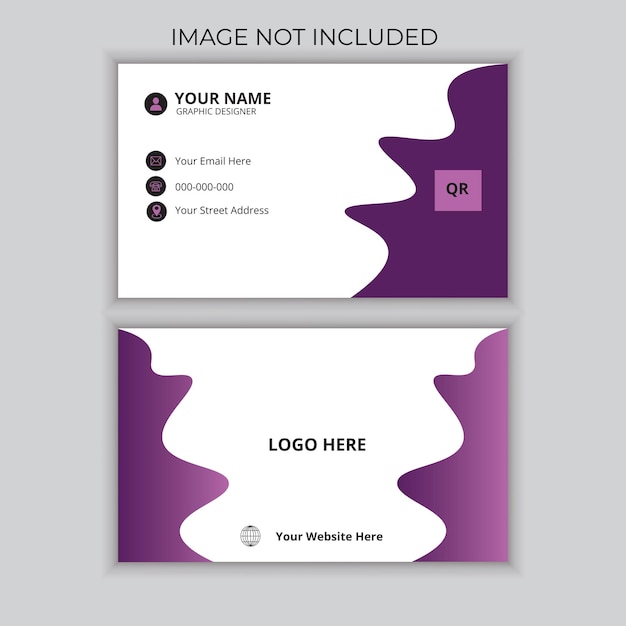 Plantilla de diseño de tarjeta de presentación creativa