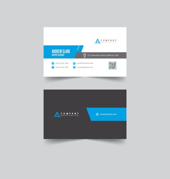 Plantilla de diseño de tarjeta de presentación creativa
