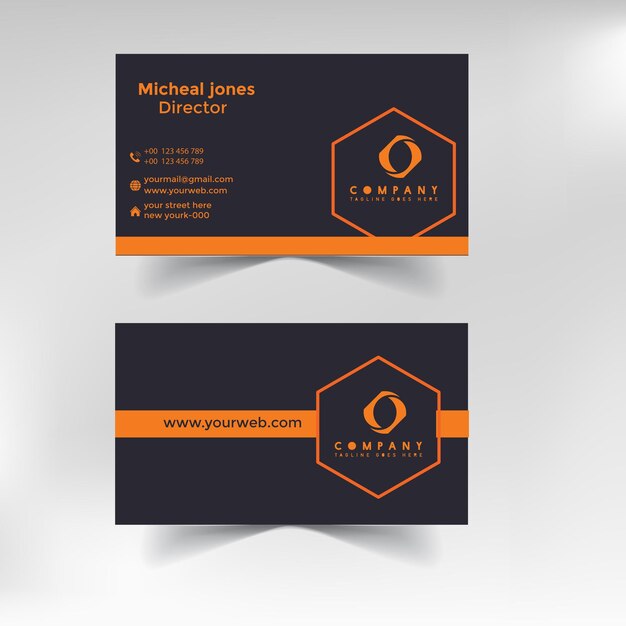 Plantilla de diseño de tarjeta de presentación