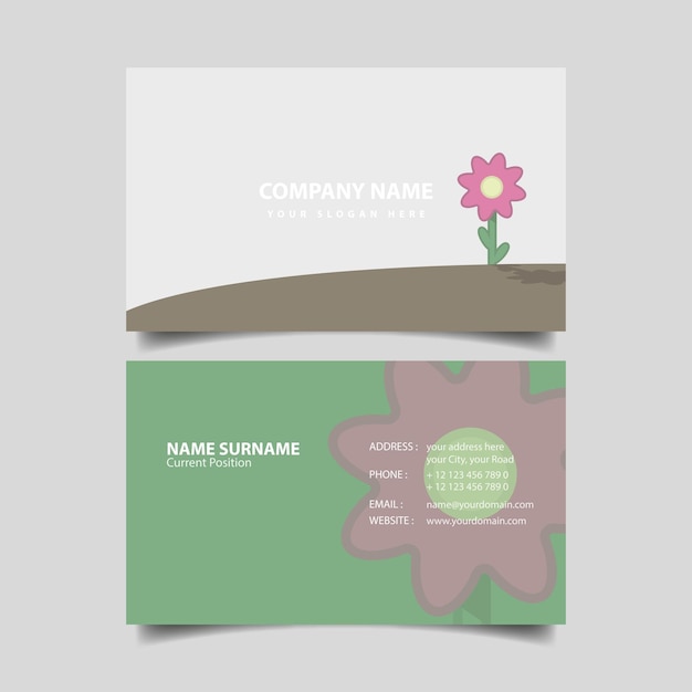 Vector plantilla de diseño de tarjeta de presentación