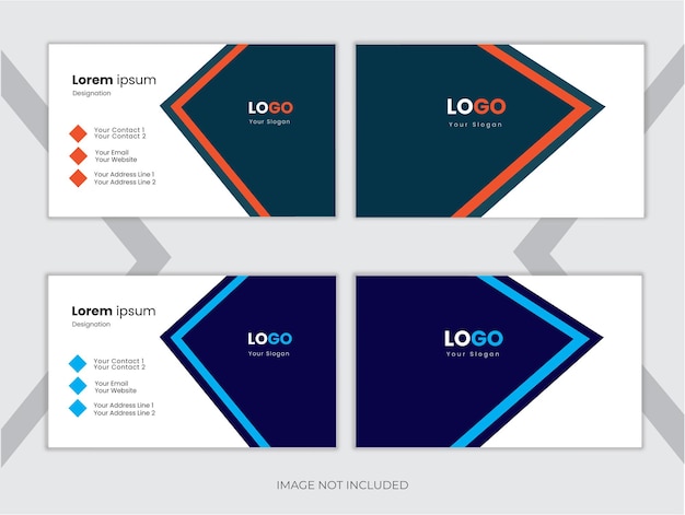Plantilla de diseño de tarjeta de presentación
