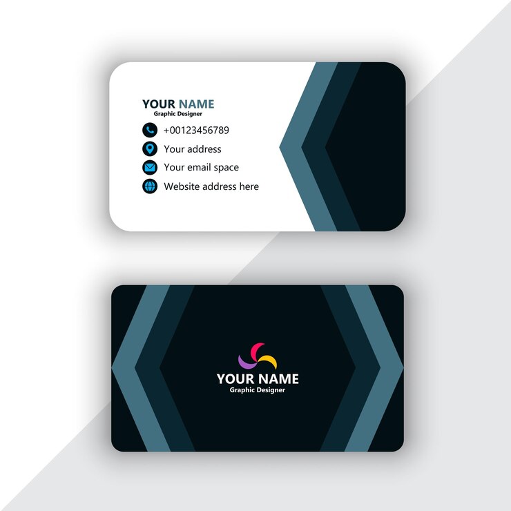 Plantilla de diseño de tarjeta de visita creativa simple