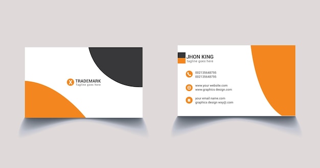 Plantilla de diseño de tarjeta de visita creativa
