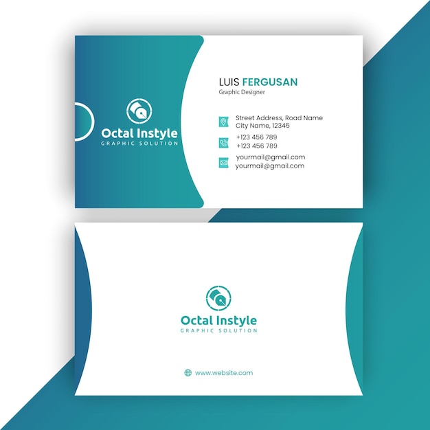 Plantilla de diseño de tarjeta de visita de empresa
